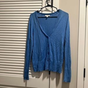 Light Blue Cardigan with large buttons